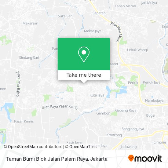 Taman Bumi Blok Jalan Palem Raya map