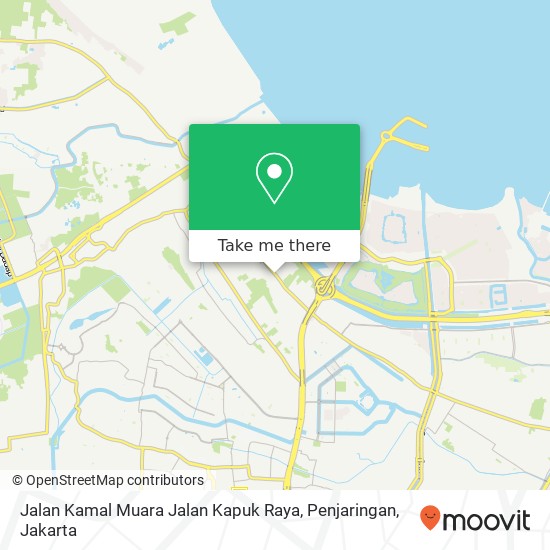 Jalan Kamal Muara Jalan Kapuk Raya, Penjaringan map