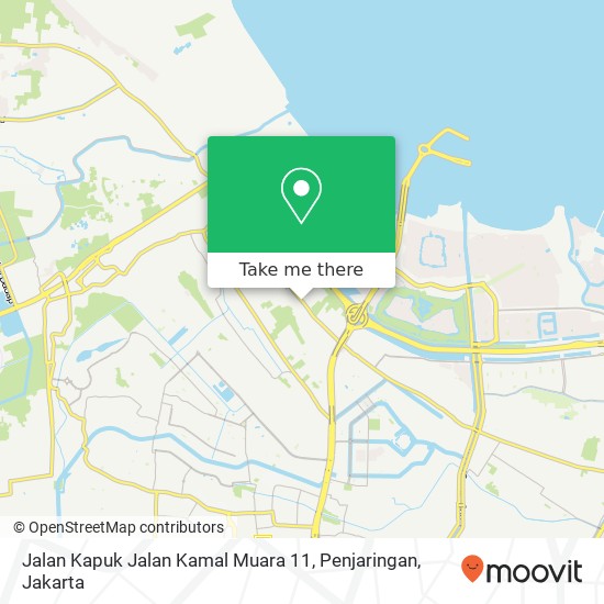 Jalan Kapuk Jalan Kamal Muara 11, Penjaringan map