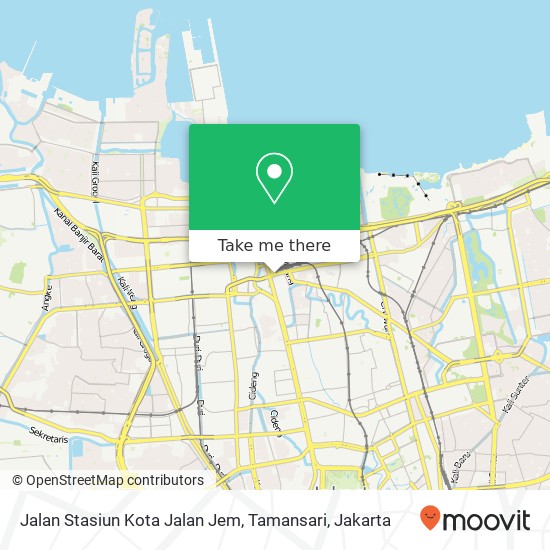 Jalan Stasiun Kota Jalan Jem, Tamansari map