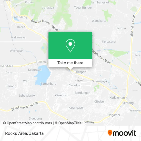 Rocks Area map