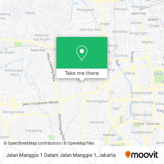 Jalan Manggis 1 Dalam Jalan Manggis 1 map