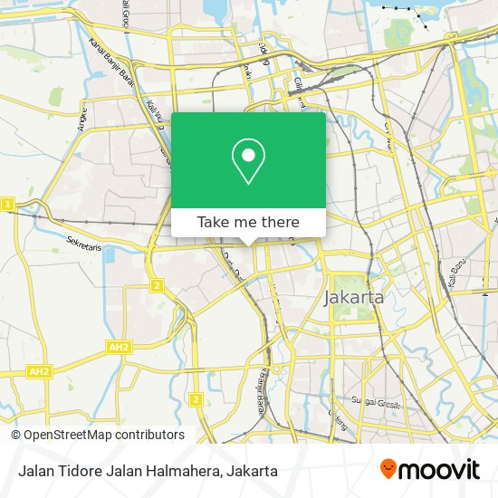 Jalan Tidore Jalan Halmahera map