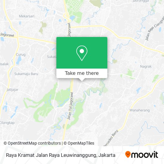 Raya Kramat Jalan Raya Leuwinanggung map