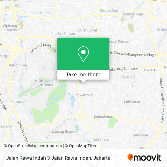 Jalan Rawa Indah 3 Jalan Rawa Indah map