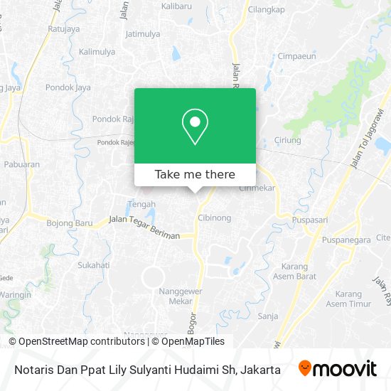 Notaris Dan Ppat Lily Sulyanti Hudaimi Sh map