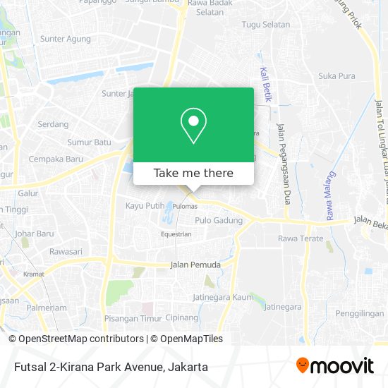 Futsal 2-Kirana Park Avenue map