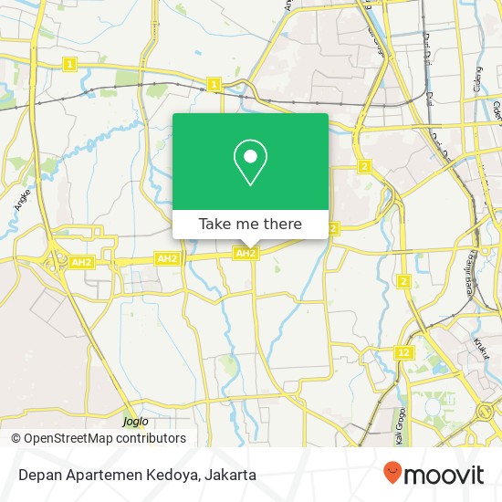 Depan Apartemen Kedoya map