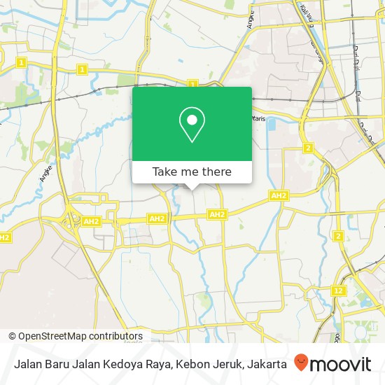 Jalan Baru Jalan Kedoya Raya, Kebon Jeruk map