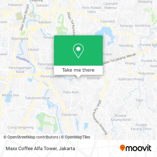 Maxx Coffee Alfa Tower map