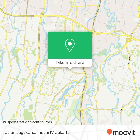 Jalan Jagakarsa Ihsani IV map