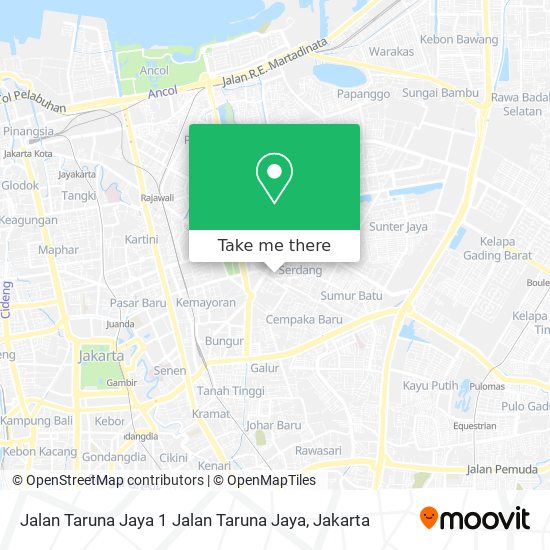 Jalan Taruna Jaya 1 Jalan Taruna Jaya map