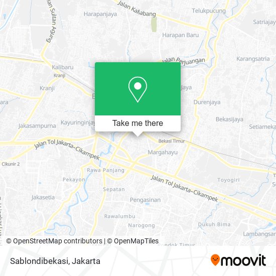 Sablondibekasi map