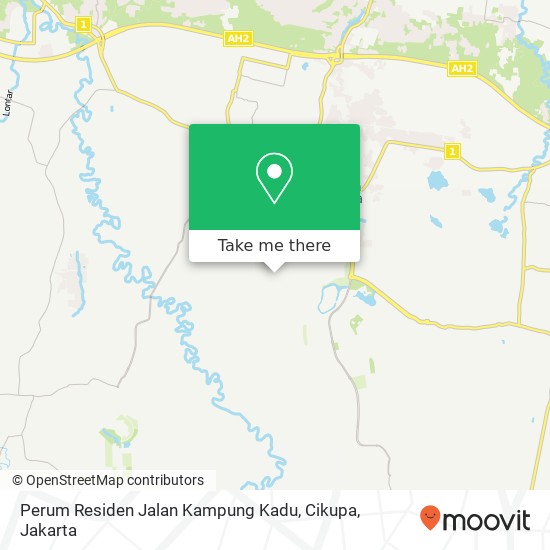 Perum Residen Jalan Kampung Kadu, Cikupa map