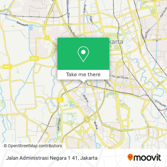 Jalan Administrasi Negara 1 41 map