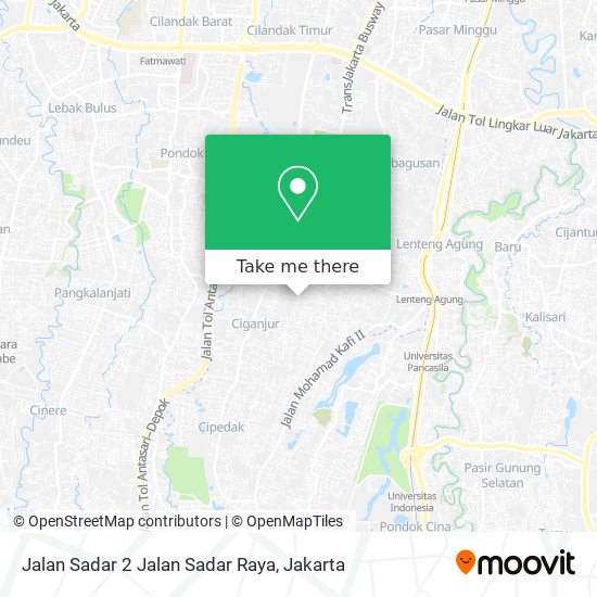 Jalan Sadar 2 Jalan Sadar Raya map