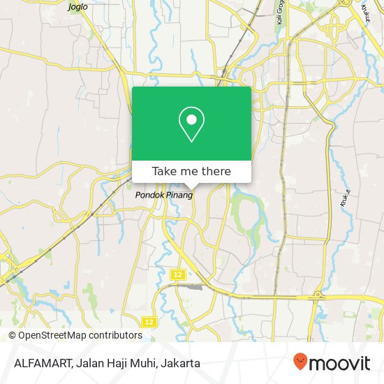 ALFAMART, Jalan Haji Muhi map