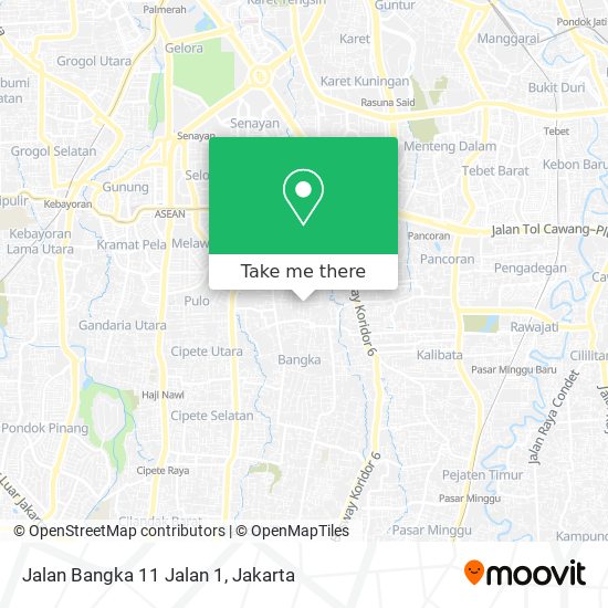 Jalan Bangka 11 Jalan 1 map