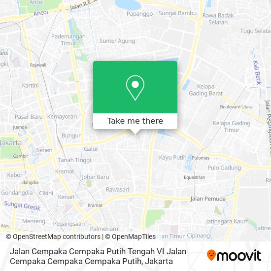 Jalan Cempaka Cempaka Putih Tengah VI Jalan Cempaka Cempaka Cempaka Putih map