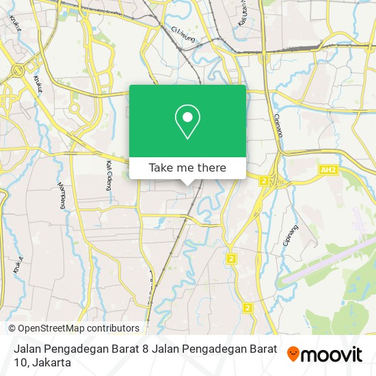 Jalan Pengadegan Barat 8 Jalan Pengadegan Barat 10 map