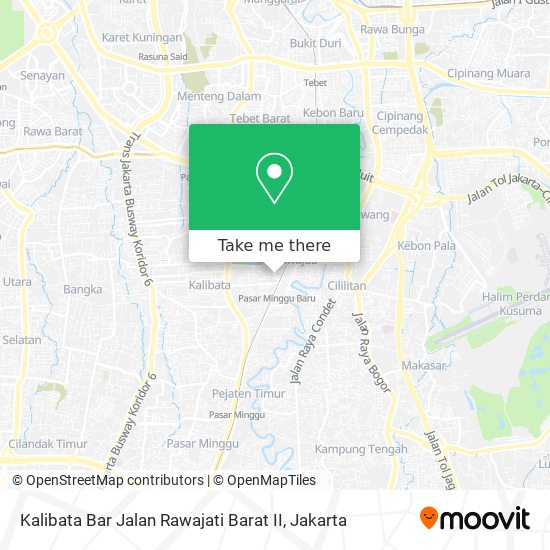 Kalibata Bar Jalan Rawajati Barat II map