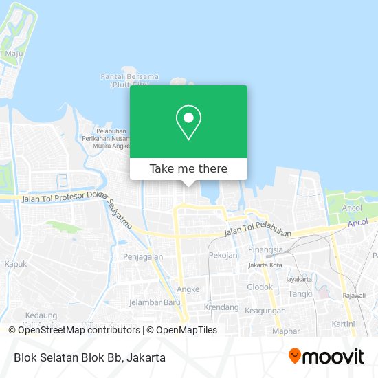 Blok Selatan Blok Bb map