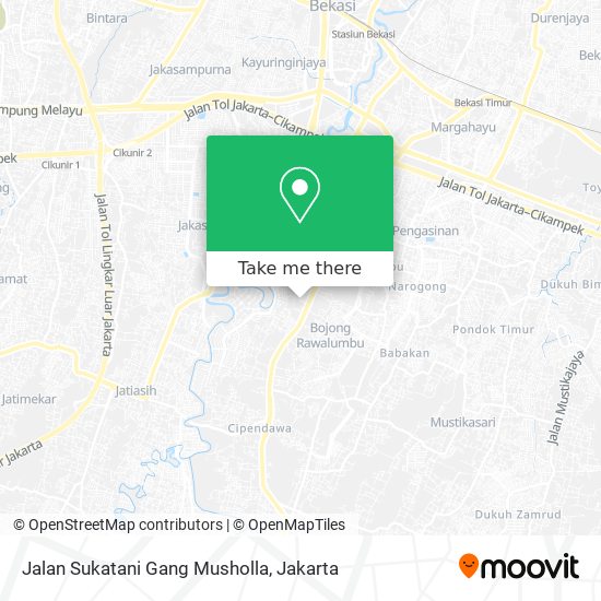 Jalan Sukatani Gang Musholla map