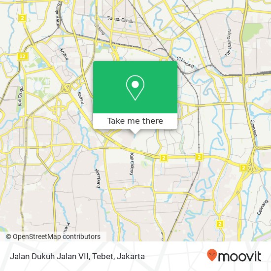 Jalan Dukuh Jalan VII, Tebet map