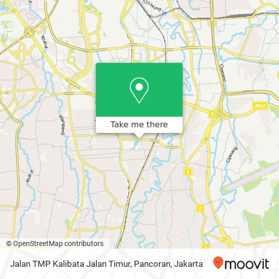 Jalan TMP Kalibata Jalan Timur, Pancoran map