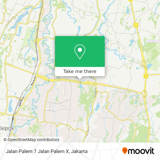 Jalan Palem 7 Jalan Palem X map