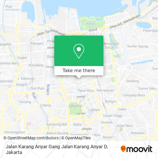 Jalan Karang Anyar Gang Jalan Karang Anyar D map