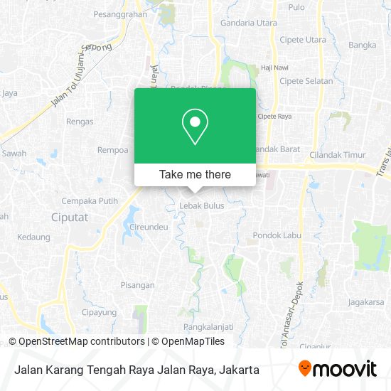 Jalan Karang Tengah Raya Jalan Raya map