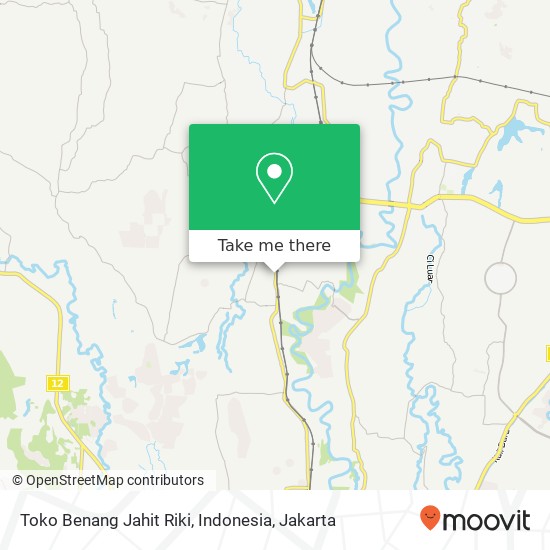 Toko Benang Jahit Riki, Indonesia map