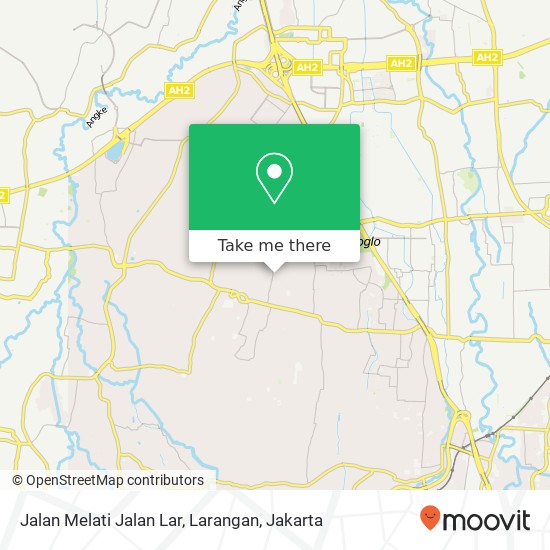 Jalan Melati Jalan Lar, Larangan map