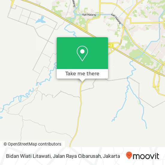 Bidan Wiati Litawati, Jalan Raya Cibarusah map