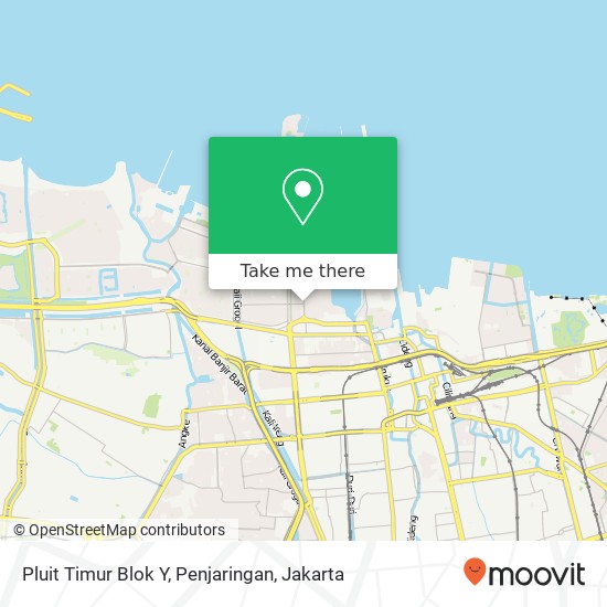 Pluit Timur Blok Y, Penjaringan map