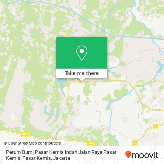 Perum Bumi Pasar Kemis Indah Jalan Raya Pasar Kemis, Pasar Kemis map