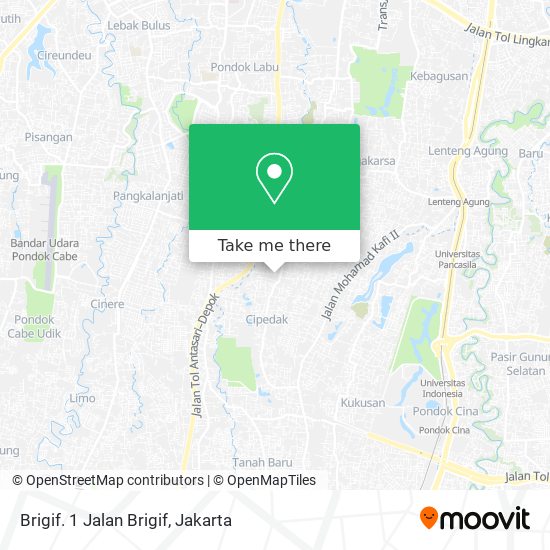 Brigif. 1 Jalan Brigif map