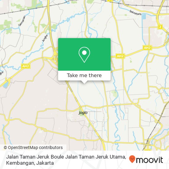 Jalan Taman Jeruk Boule Jalan Taman Jeruk Utama, Kembangan map