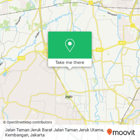 Jalan Taman Jeruk Barat Jalan Taman Jeruk Utama, Kembangan map