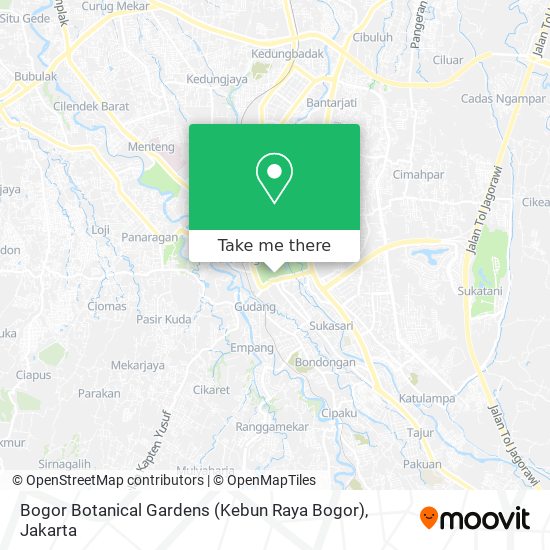 Bogor Botanical Gardens (Kebun Raya Bogor) map