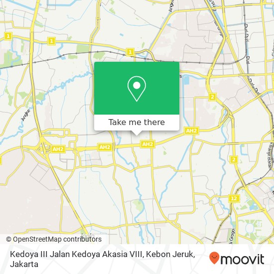 Kedoya III Jalan Kedoya Akasia VIII, Kebon Jeruk map