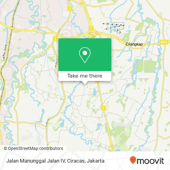 Jalan Manunggal Jalan IV, Ciracas map