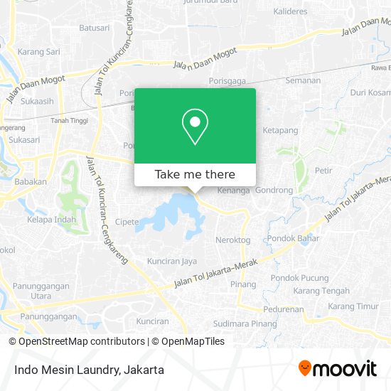 Indo Mesin Laundry map