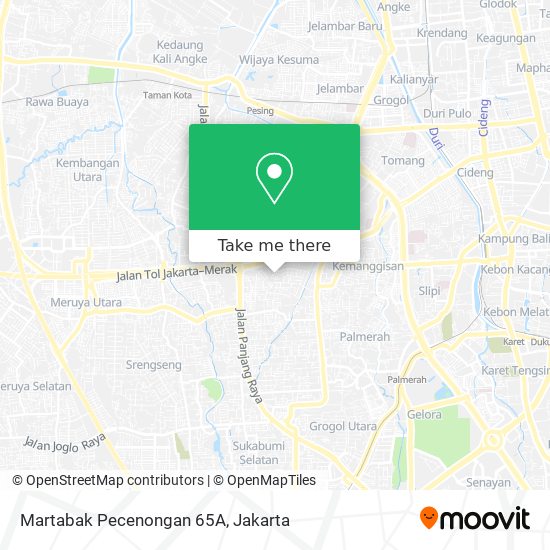 Martabak Pecenongan 65A map