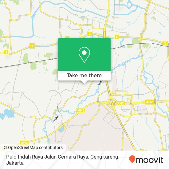 Pulo Indah Raya Jalan Cemara Raya, Cengkareng map