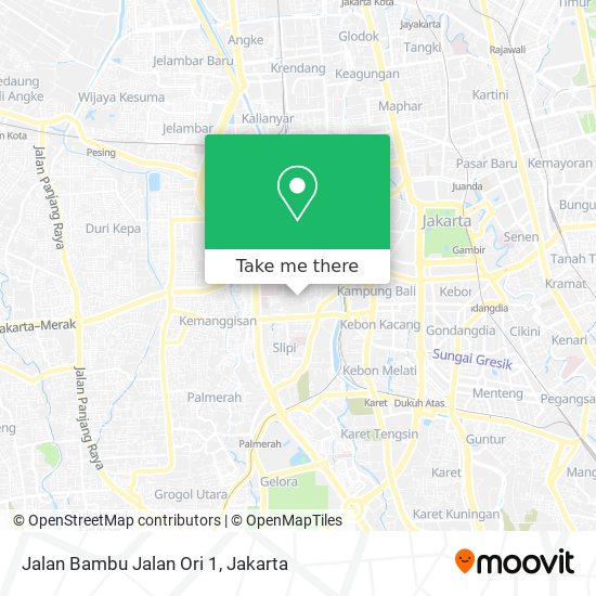 Jalan Bambu Jalan Ori 1 map