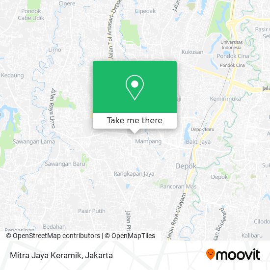 Mitra Jaya Keramik map