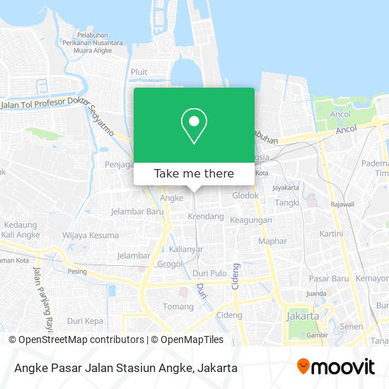 Angke Pasar Jalan Stasiun Angke map