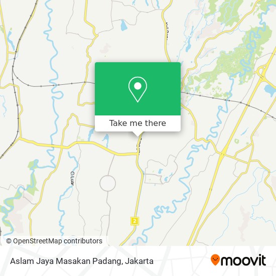 Aslam Jaya Masakan Padang map